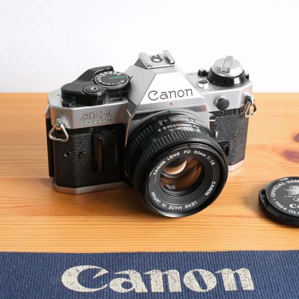 Canon AE1 Program Film Camera & 50mm f/1.8 Lens